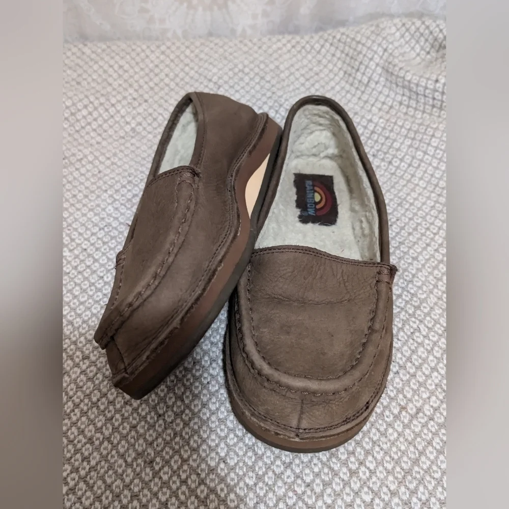 Rainbow Brown Men's Slip-On Loafers